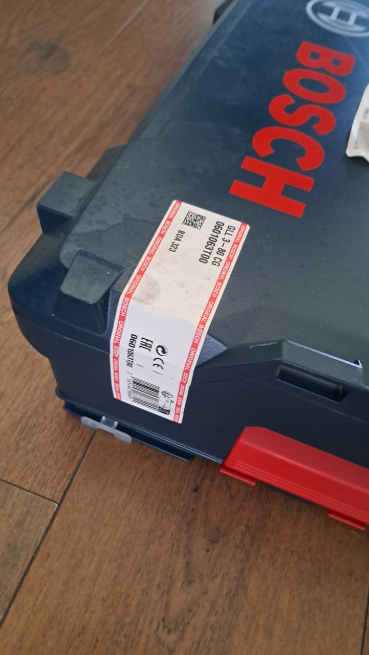 NIEUW Bosch GLL 3-80 CG 12V Li-Ion kruislijnlaser set (groen)