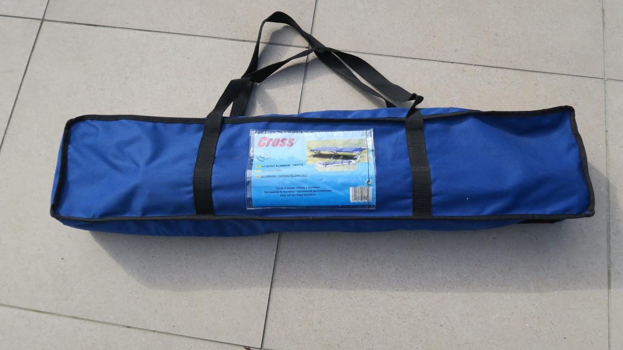 OPVOUWBAAR CAMPINGBED MET DRAAGZAK