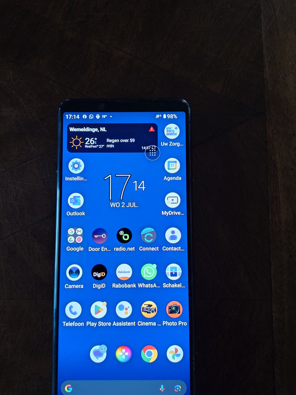 Sony Xperia 5 II telefoon