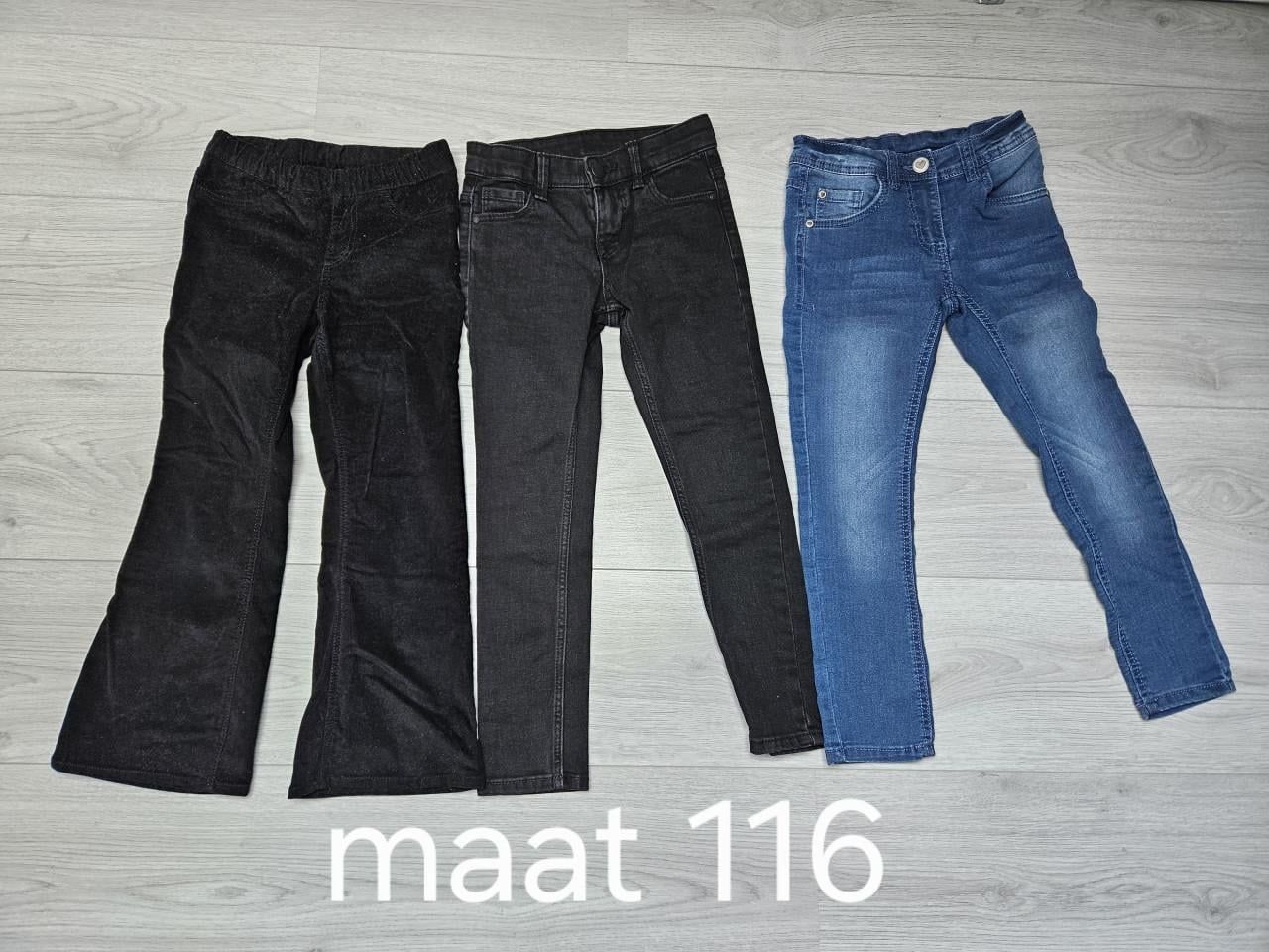 Broeken meisjes maat 116