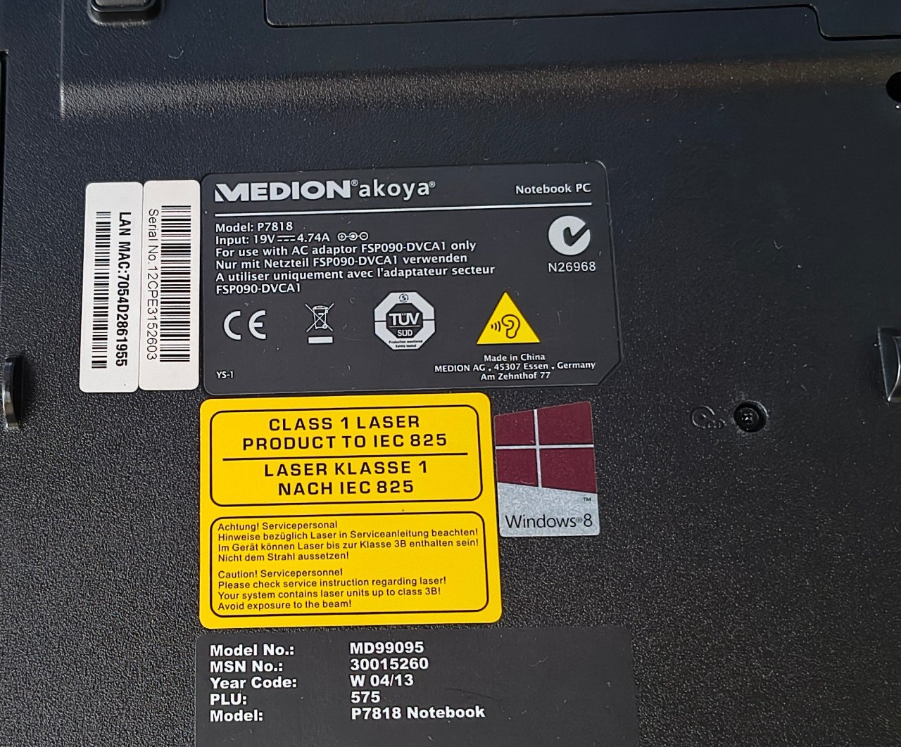 Medion Akoya P7818