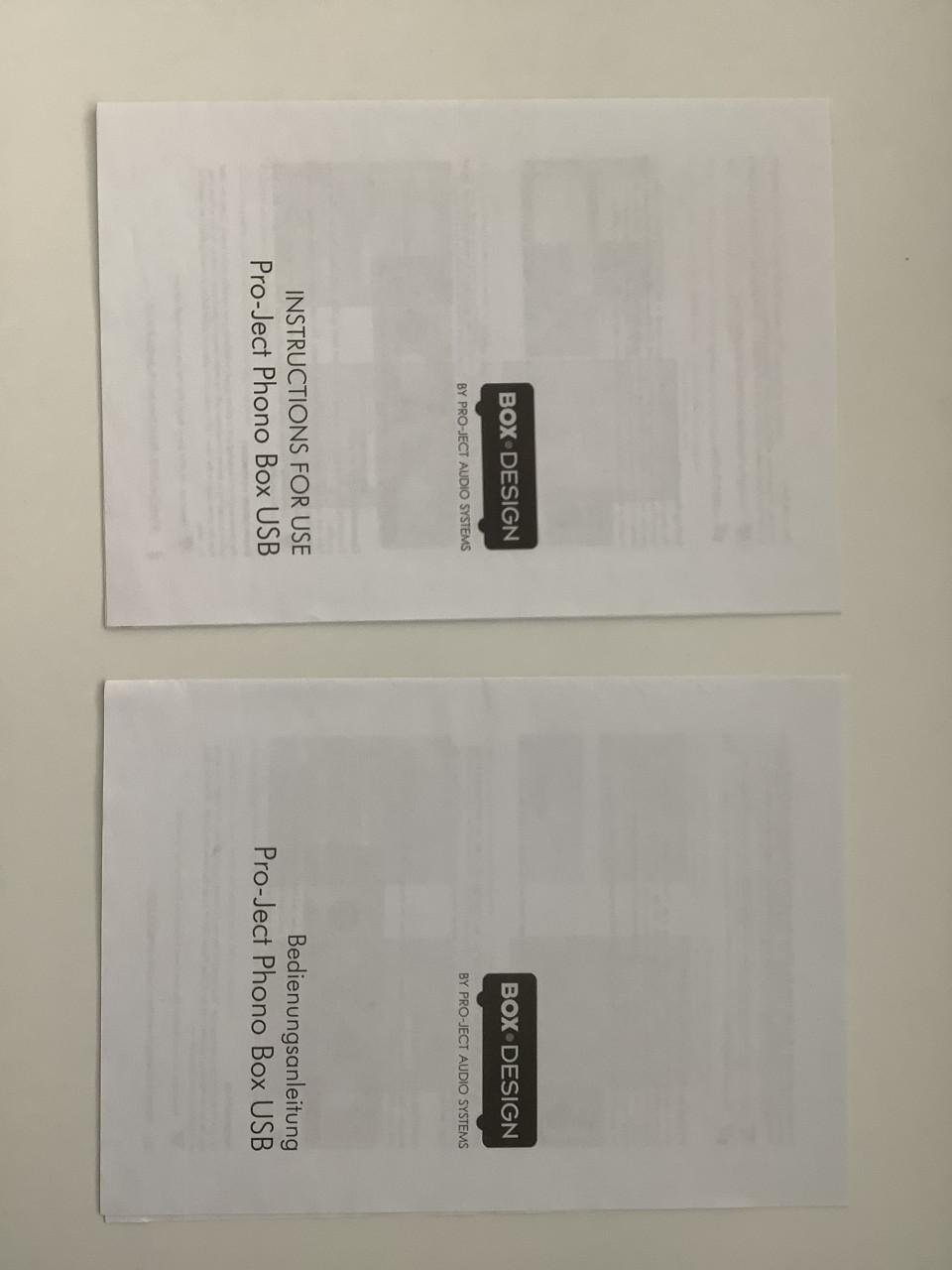 Pro-Ject phono voorversterker Phono Box USB