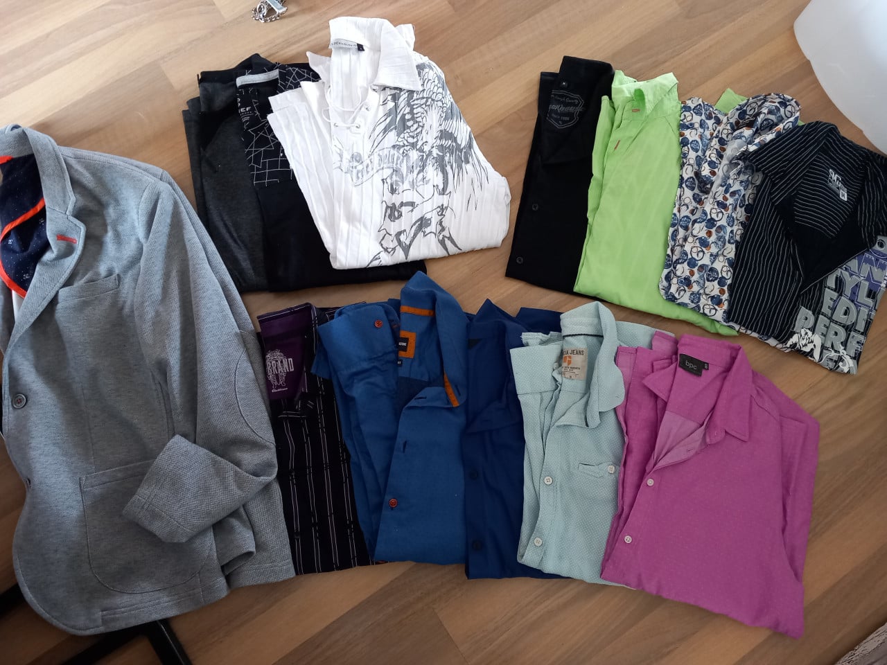 Herenkleding maat M en L