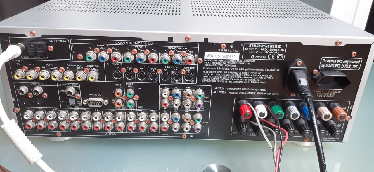 MARANTZ SR-5500 reciever met afstandbediening in nieuw staat