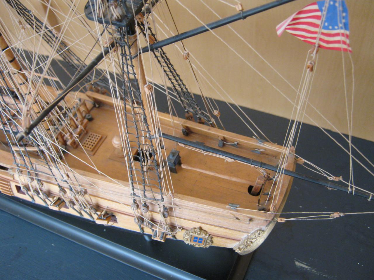 Scheepsmodel USS Rattlesnake.