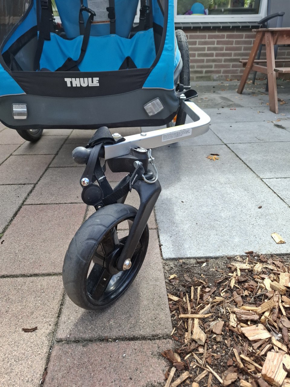 Fietskar thule blauw