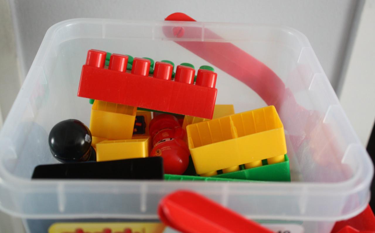 Doos met blokken 46 blokken