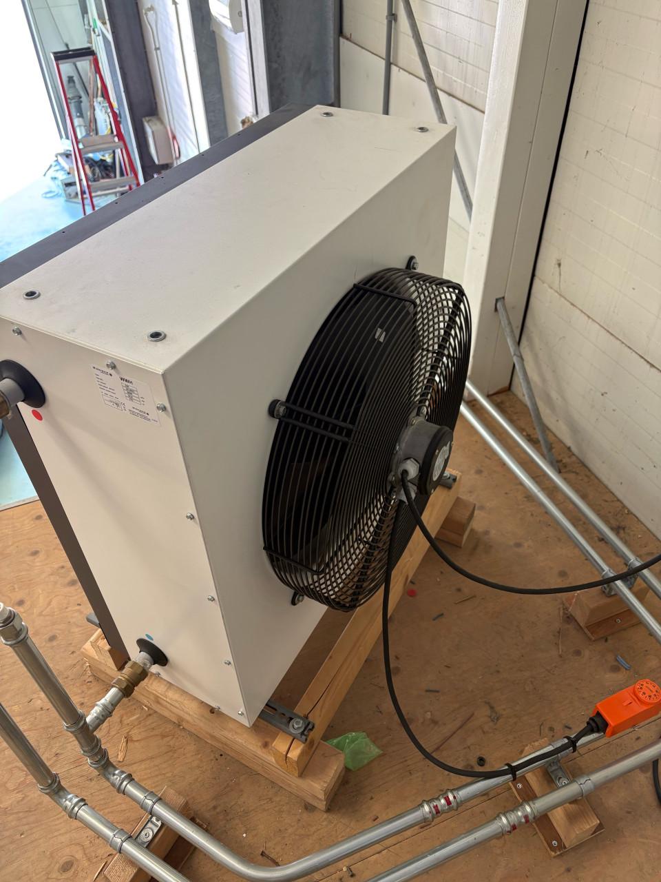 Winterwarm luchtverwarmer