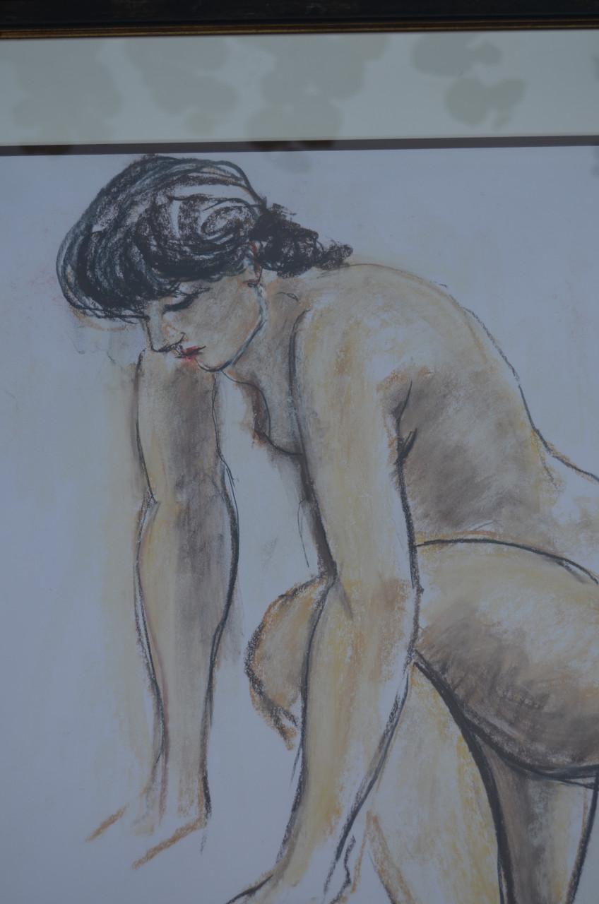 Fraai schilderij Frans J. Joosen (Tilburg 1932 - Oosterhout 2021) 'Naakt'