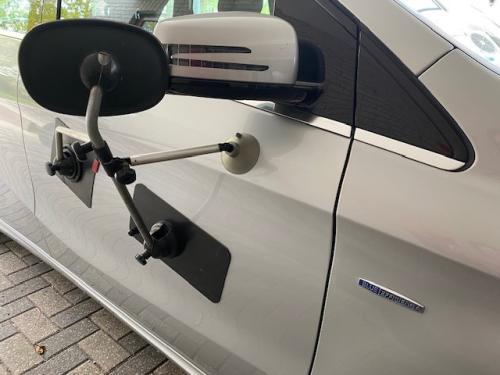 Caravanspiegels met magneetplaten