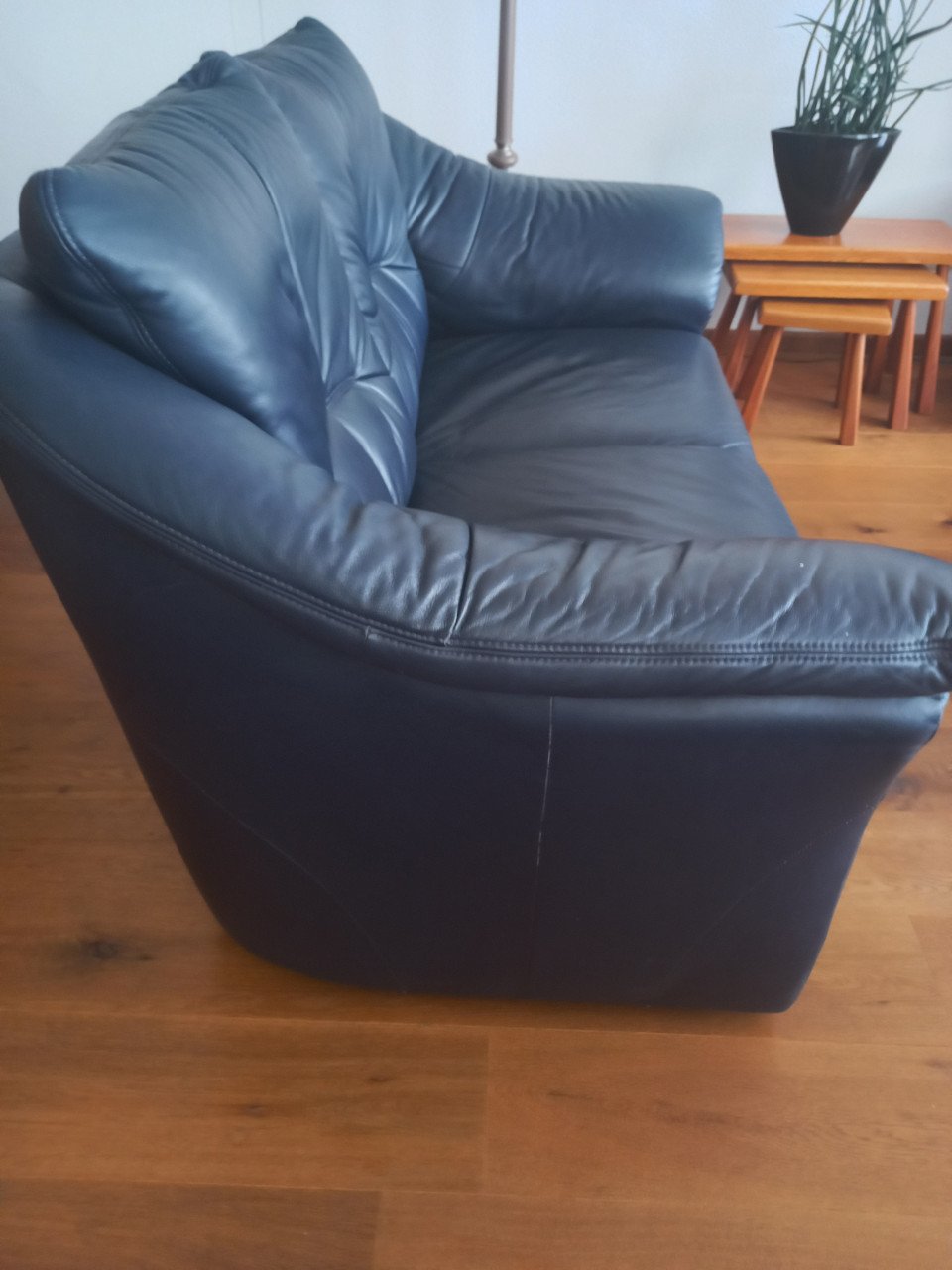 Tweezitsbank donkerblauw