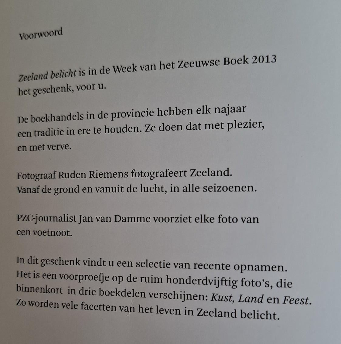 Zeeland belicht, door Jan van Damme, fotografie Ruden Riemens