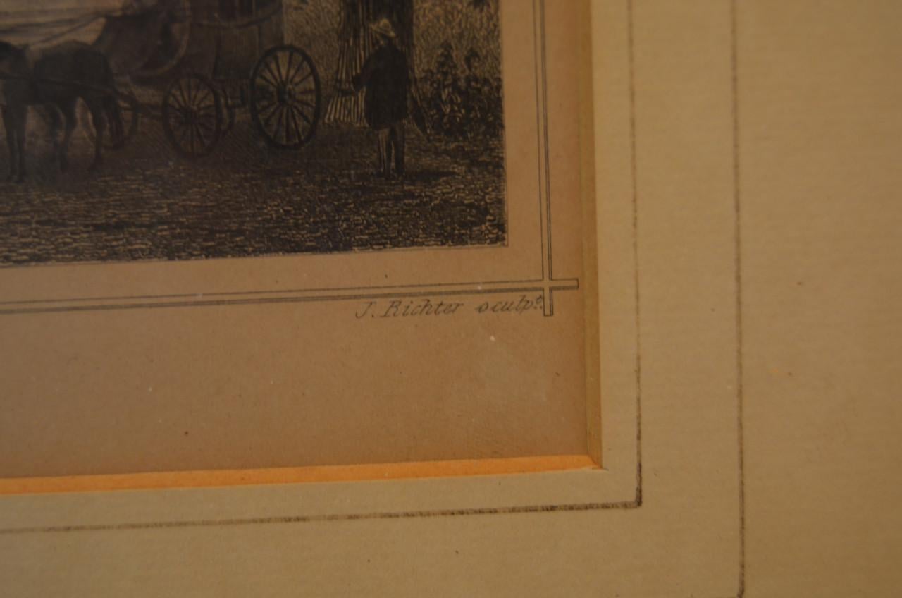 Staalgravure 1850 'de Kerk, Zeyst', Darmstadt