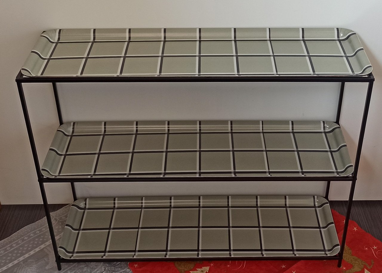 Ikea Sammanhang rek + 3 x dienblad Ypperlig 50 x 16 cm
