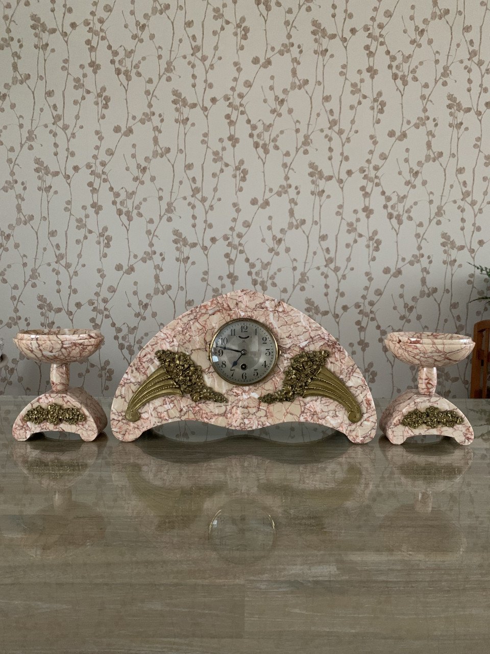 ✨Schitterende Sfeervolle Art Deco Pendule Set✨1920-1930