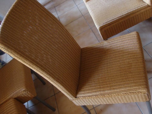 Eetkamerstoelen 6x Loom