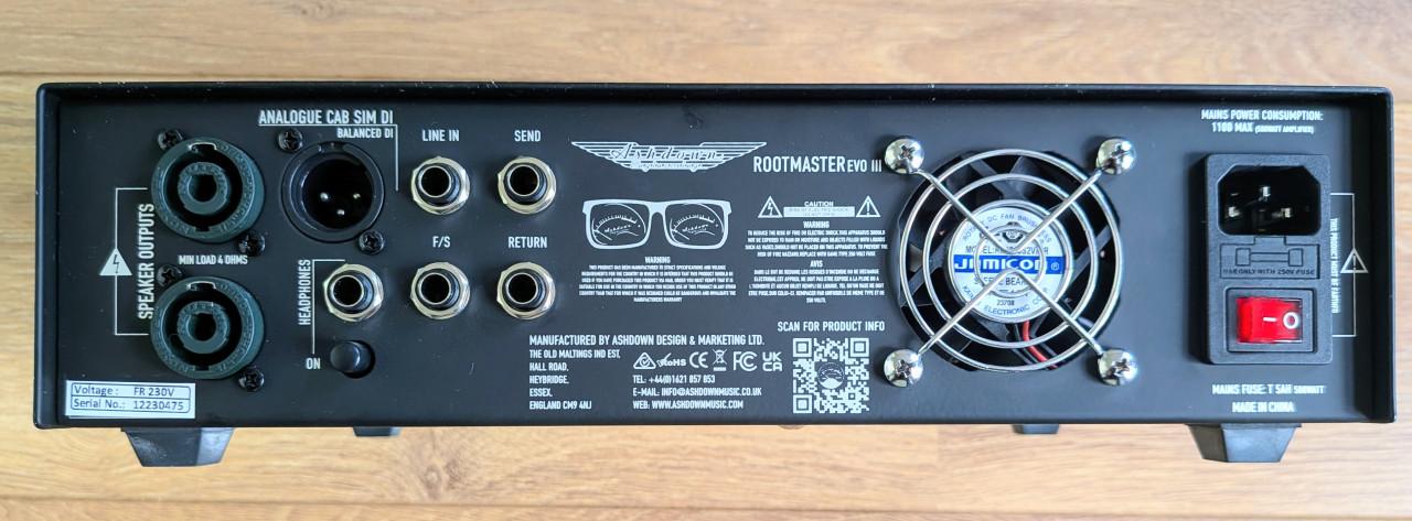 Professionele Ashdown Rootmaster-III EVO 500watt basgitaarversterker