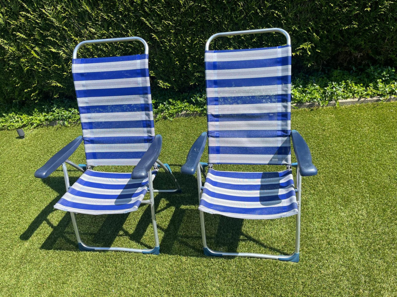 2 Crespo campingstoelen lichtgewicht gebruikt