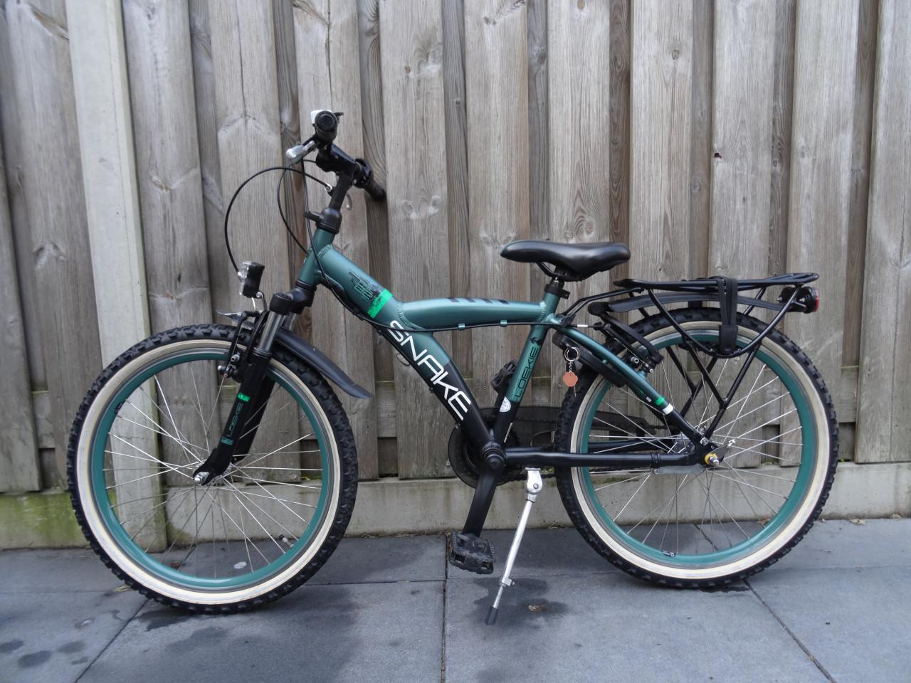 Loekie Snake Kinderfiets – 22 inch – 3 Versnellingen 🚲✨