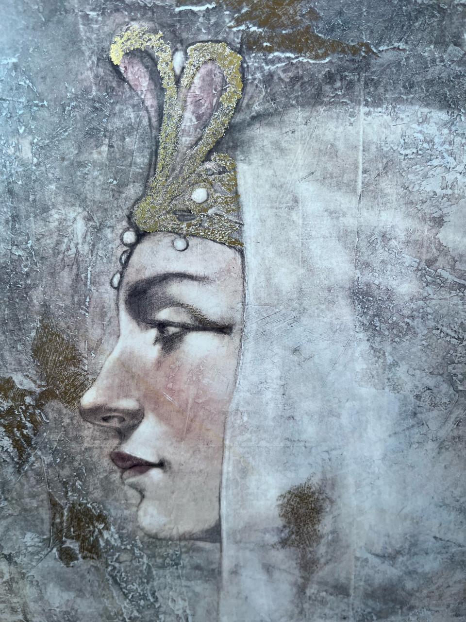 Set schilderijen Egyptisch Ramses Cleopatra – John Parrish – met lijst