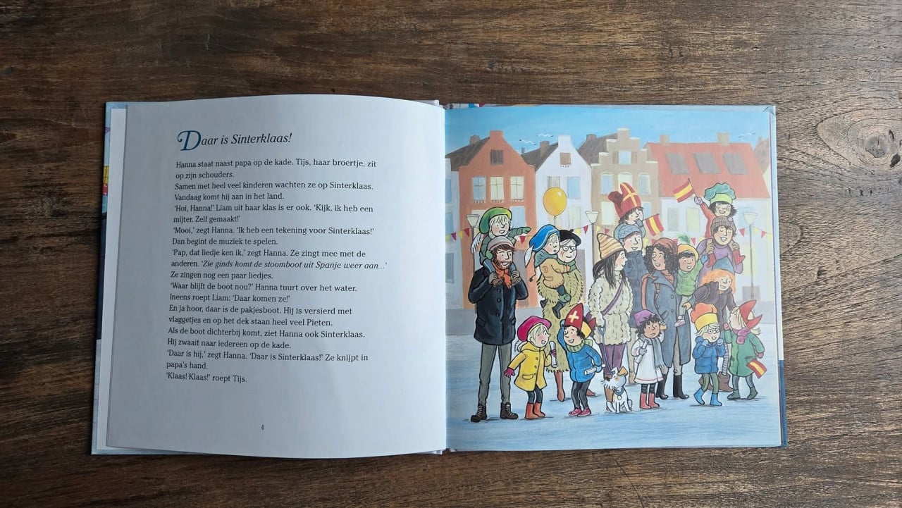 🎈Kinderboek ' Daar is Sinterklaas' van Vivian den Hollander & Saskia Halfm