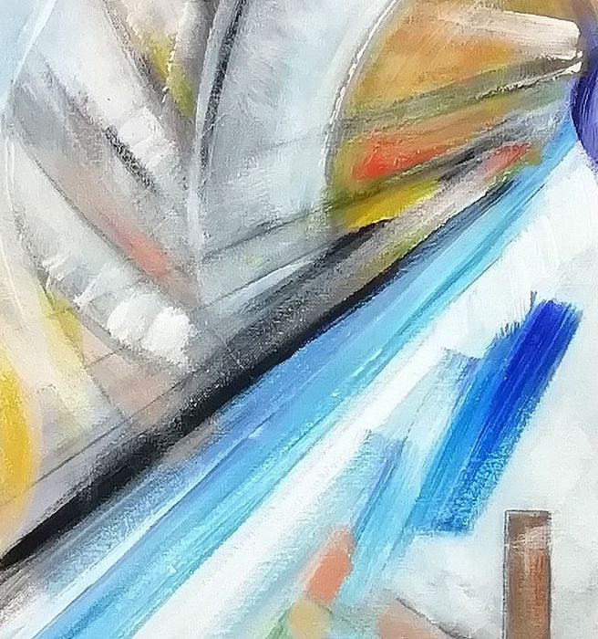 " Hijos del Viento " Acrylschilderij uit 2010 van Oleg Shovk