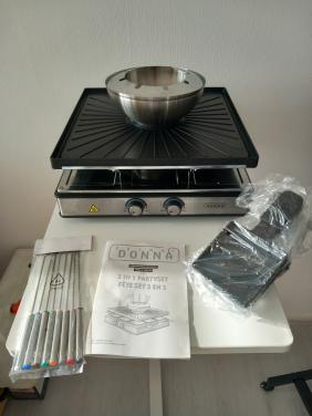 Drie in een party gourmetset. 100% NIEUW