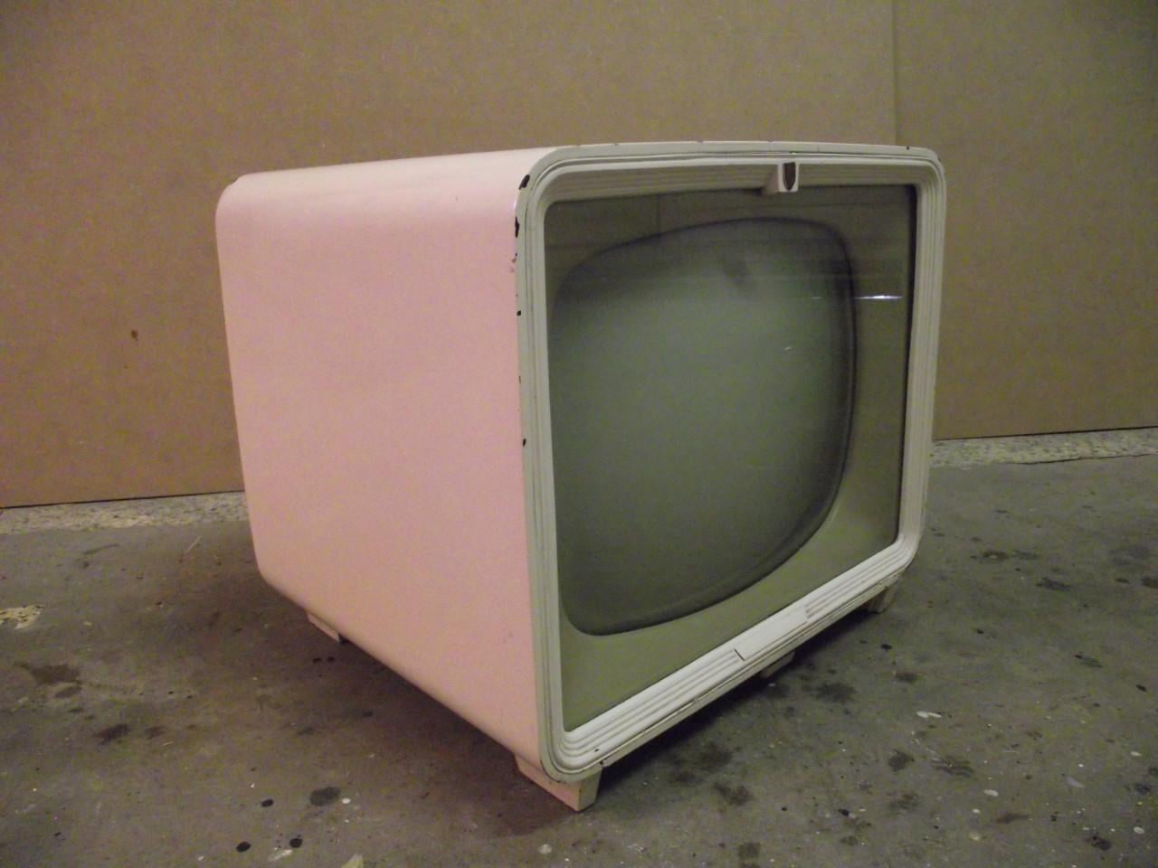 Antieke zwart / wit televisie jaren '50