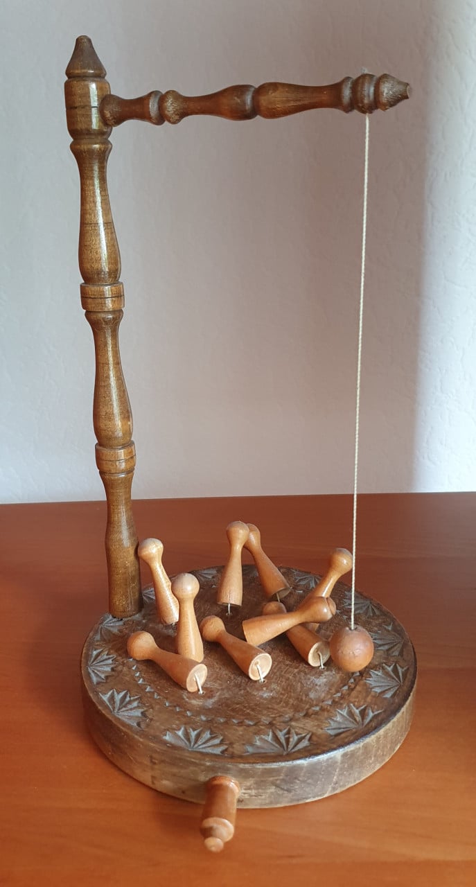 Houten kegelspel