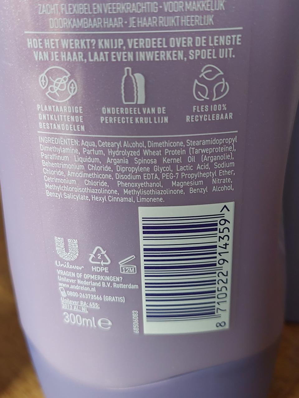 4 nieuwe flessen Andrelon shampoo & crèmespoeling