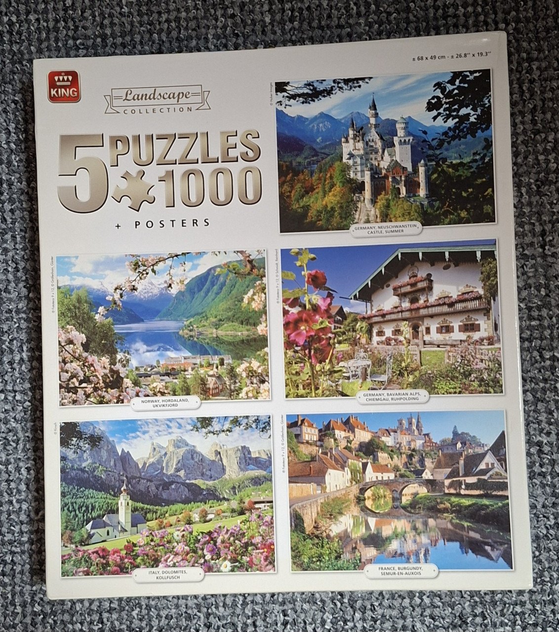 King puzzels 1000 stukjes