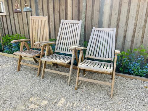 Teakhouten tuinstoelen inklapbaar