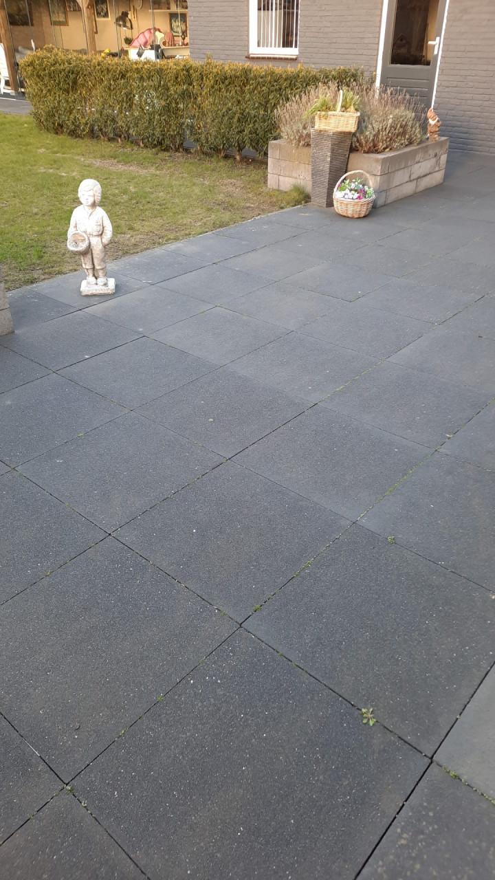 Beton tegels antraciet 60 x 60