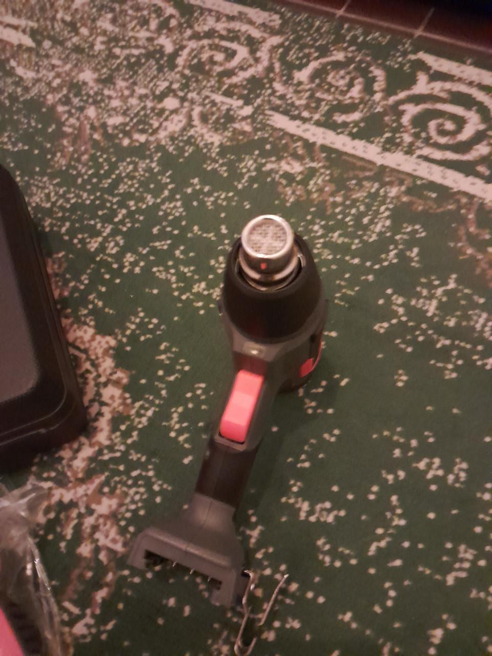 Verwarmingspistool op Accu