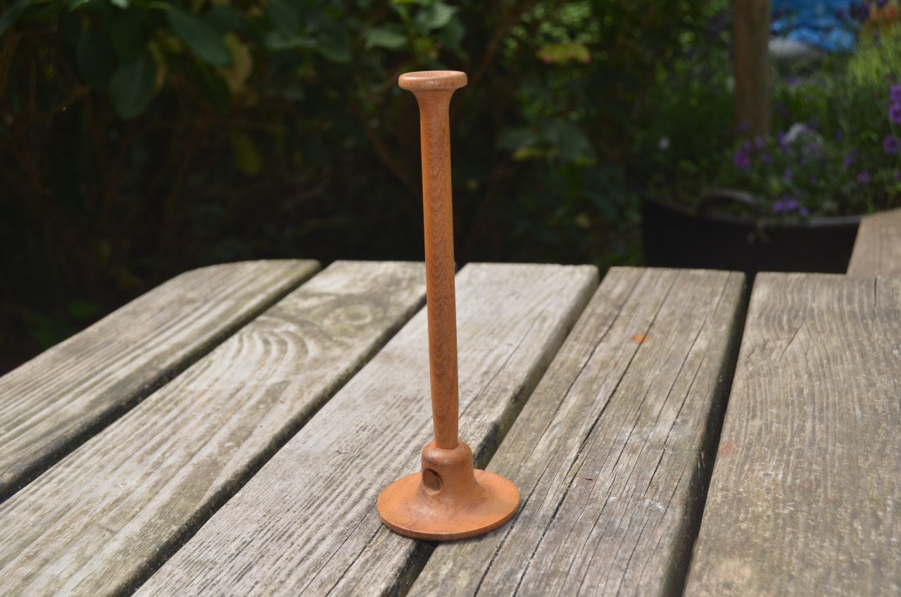 2 Oude houten Stethoscopen