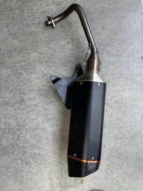 Bullet Scooter Uitlaat Orange Cap series", A300 R3