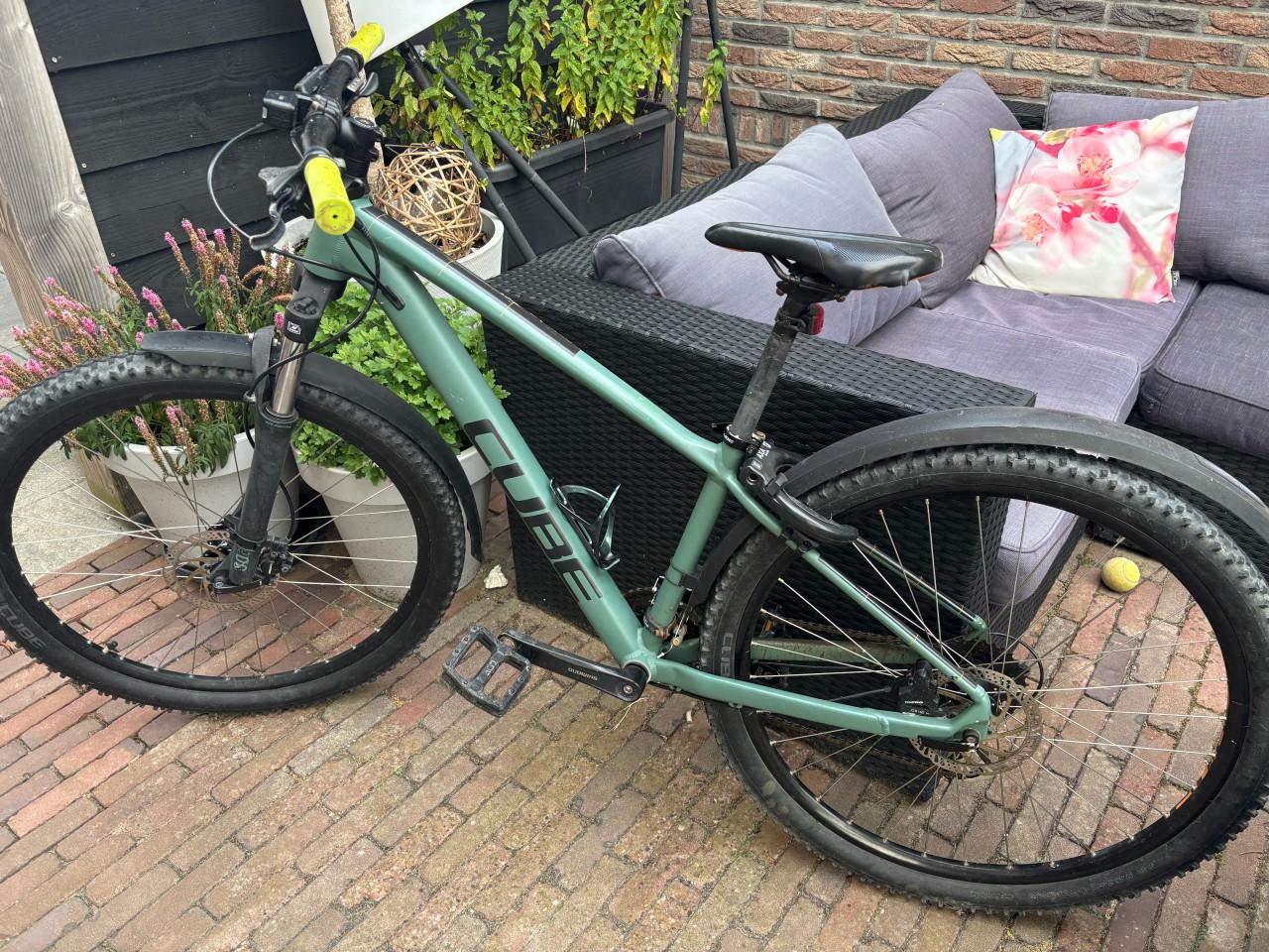 Cube aim pro olive jongensfiets mt S