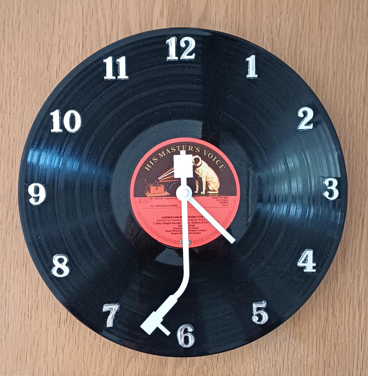 Klokken van een LP gemaakt