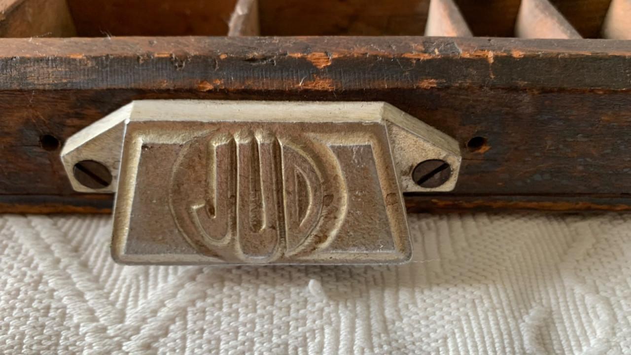Antieke letterbak