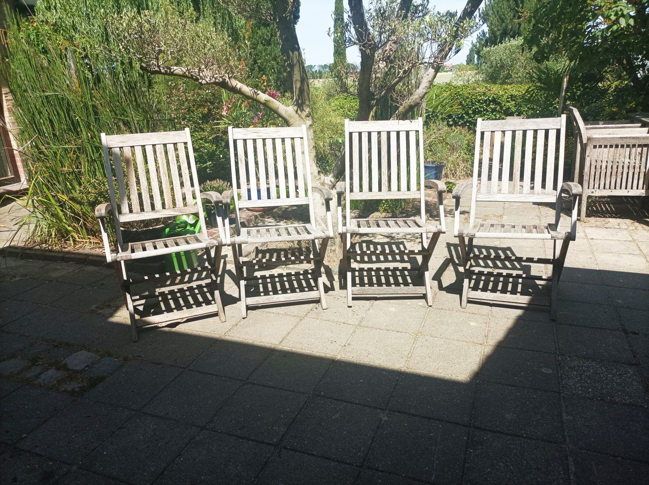 Teak stoelen