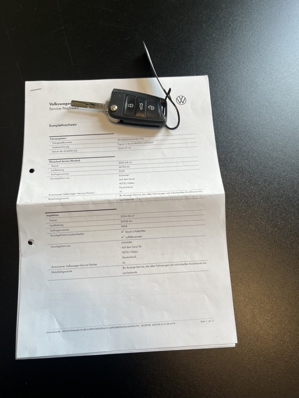 Volkswagen Tiguan 1.4 tsi act comfortline business 27 dkm