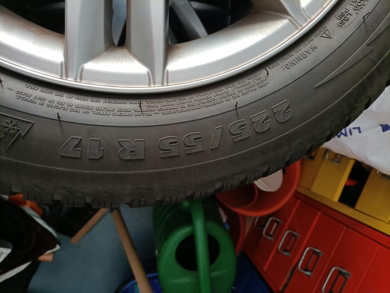 Winterbanden op velg