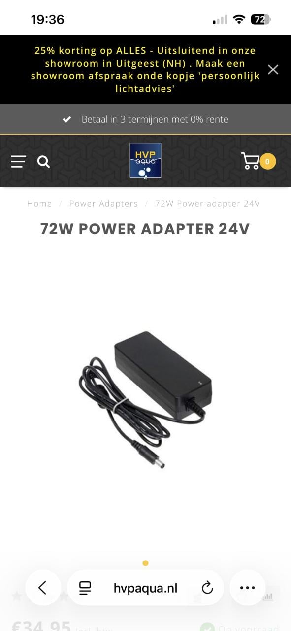 2x HVPaqua preset mini aquarium led controller
