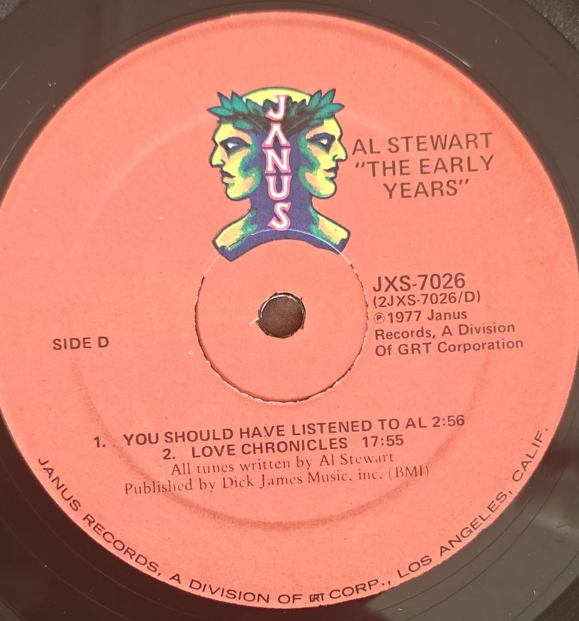 Te Koop LP Al Stewart - The Early Years uit 1977