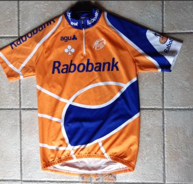 AGU vintage wielrenshirt Rabobank, maat XS