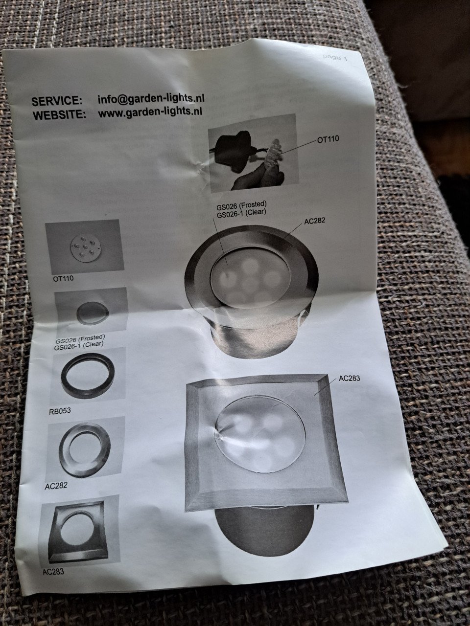 Tuinspots ledlamp vlier inbouw nieuw