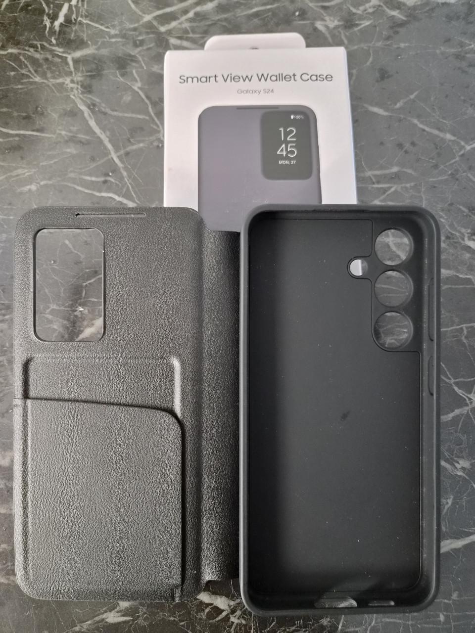 Samsung galaxy s24 zwart flipcase hoesje...15€.