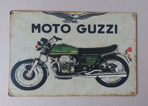Moto Guzzi Metalen Bord