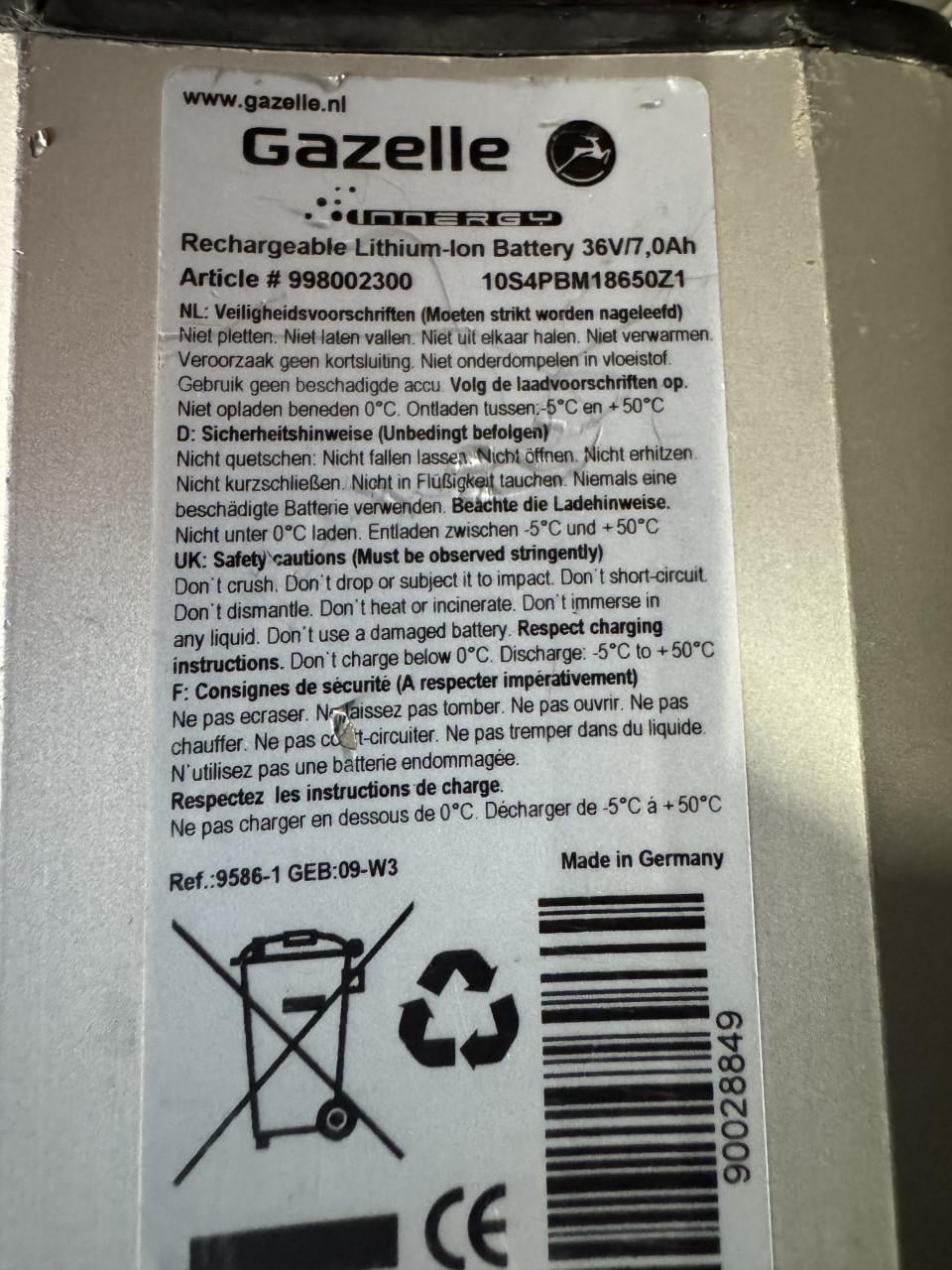Gazelle elektrische fiets