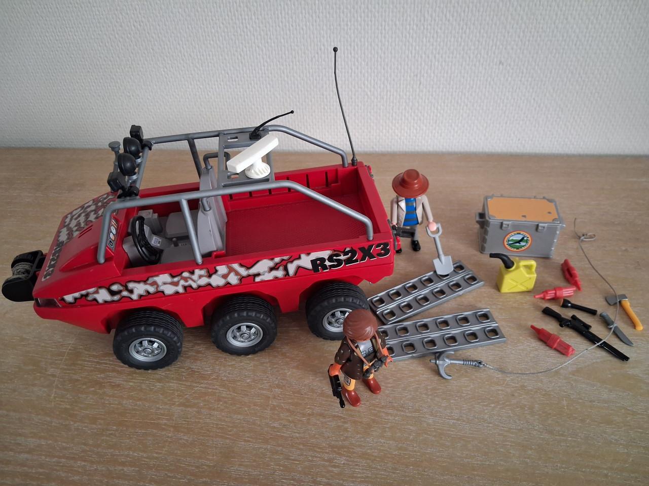 Playmobil amfibievoertuig met schattenjagers set 4844